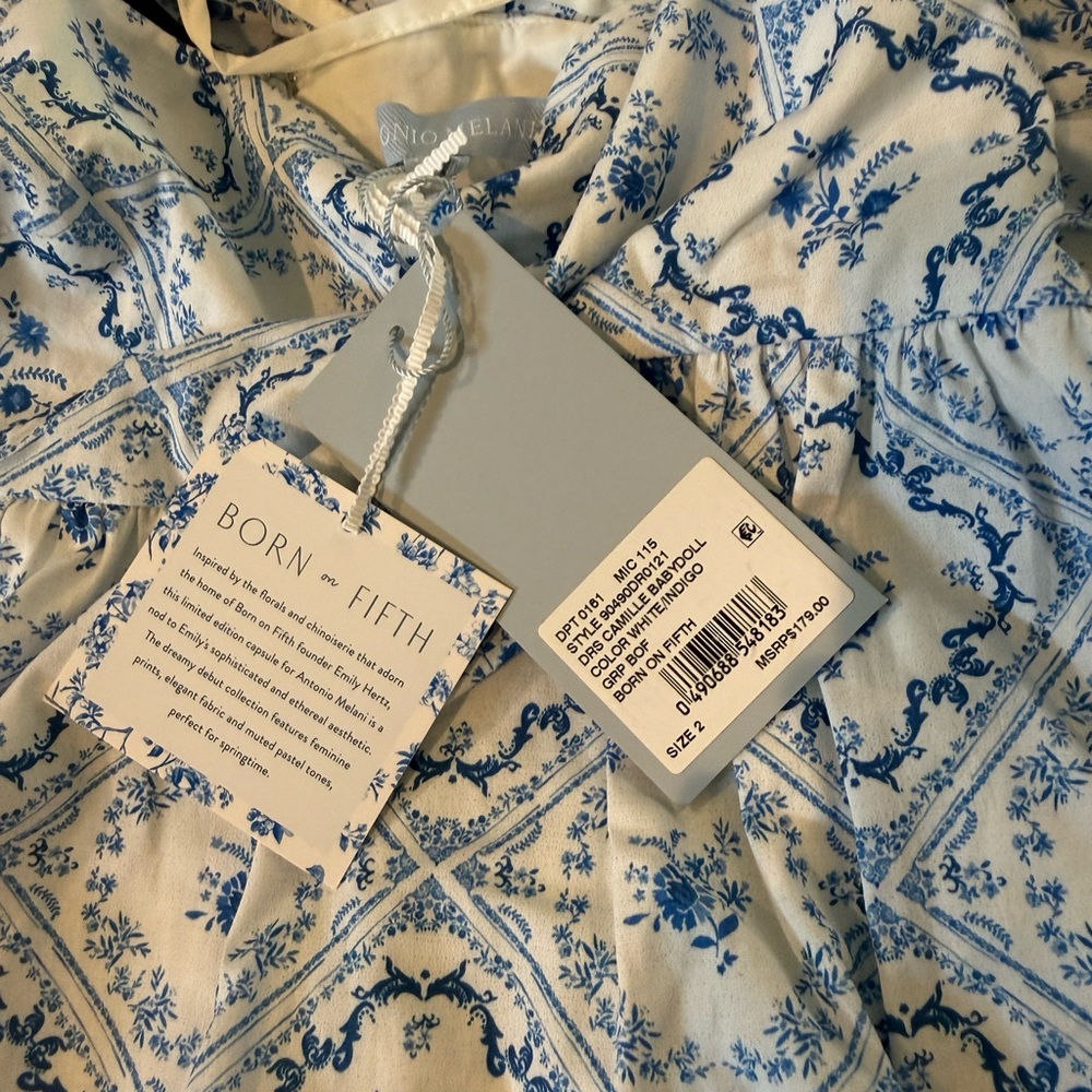 Antonio Melani Born on Fifth Camille Babydoll Dress Size 2 NWT - Picture 8 of 13